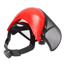 Clear Mesh Full Visor Flip Up Face Shield Screen Safety Mask Eye Protector Helmet Red