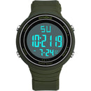 SYNOKE 9611 Outdoor Sport Men Watch Waterproof Luminous Display Large Dial Digital Watch