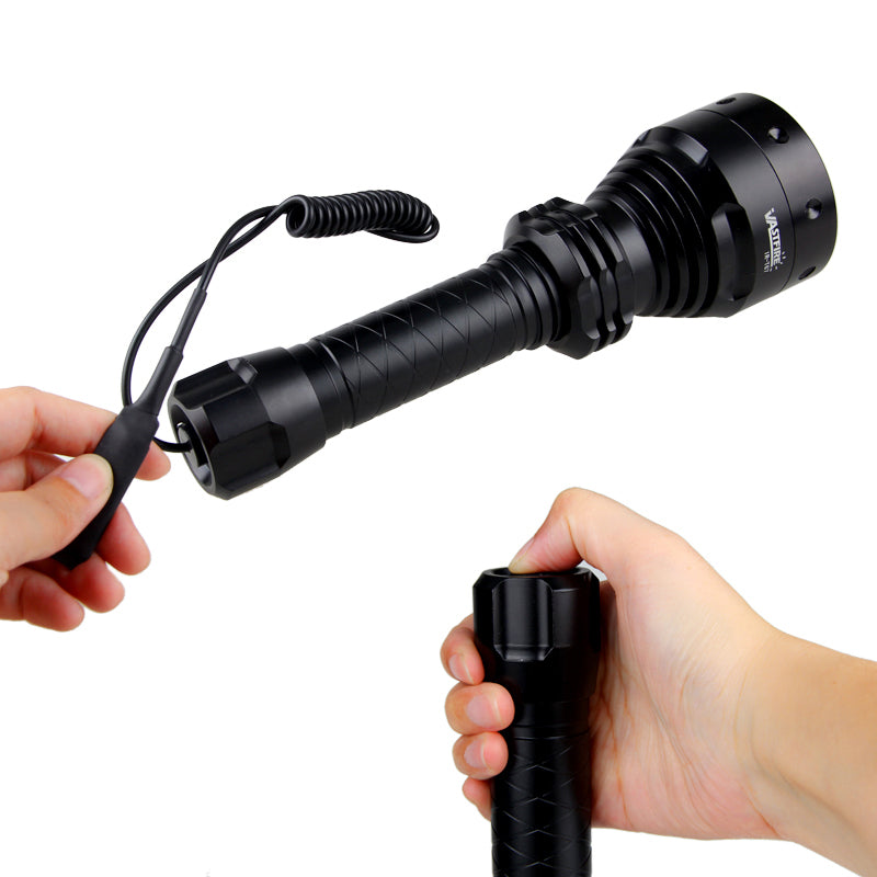 VASTFIRE UF-1405 XP-E2 350Lumen Zoomable USB Rechargeable LED Flashlight Tactical Flashlight Outdoor Waterproof 18650 Flashlight