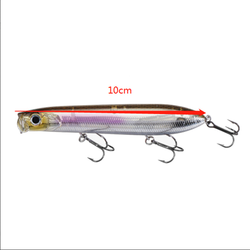 ZANLURE Topwater Bass Fishing Lure 10cm/15g Sea Fishing