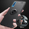 C-KU Protective Case For Samsung Galaxy A7 2018 360 Rotating Ring Grip Kicktand Back Cover