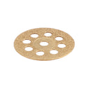 Drillpro 10pcs Diamond Grinding Wheel 8 Holes Metal Cutting Disc for Rotary Tool with 2 Mandrels