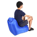 IPRee 190T Polyester 120x60x48cm Air Inflatable Folding Chair Water Resistant Sofa Max Load 150kg