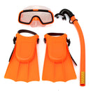 Junior Children Snorkeling Set Diving Mask Goggles Flippers Scuba Swimming Diving Kids Set
