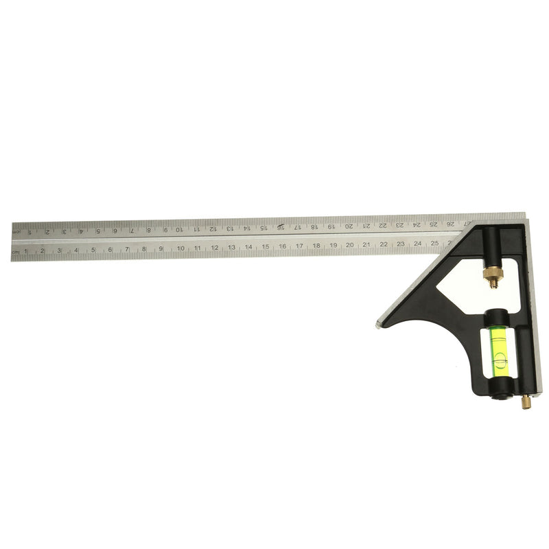 DANIU 12inch Square Ruler Adjustable Stainless Steel Combination Angle Tool