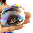 28pcs Cartoon Colourful Reflection DIY Laser Stickers For Suitcase Skateboard Laptop Luggage Sticker