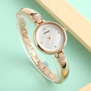 SKMEI 1409 Fashion Casual Women Watch 3ATM Waterproof Alloy Strap Quartz Watch