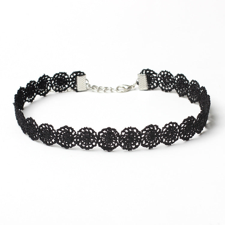 Lace Line Collar Necklace Combination Collar Choker Set