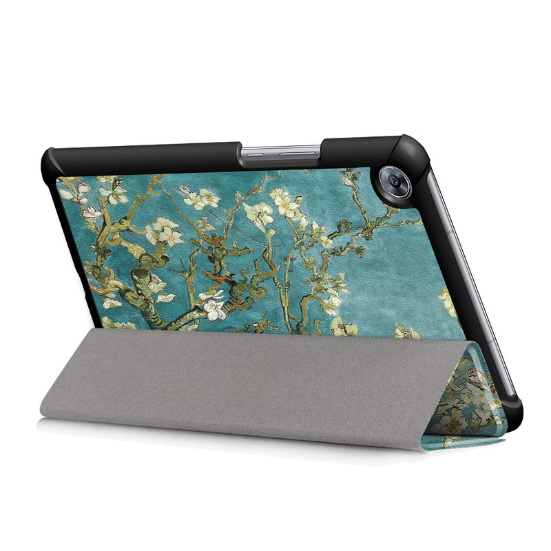 Apricot Blossom Tri Fold Case Cover For 8.4 Inch Huawei Mediapad M5 Tablet