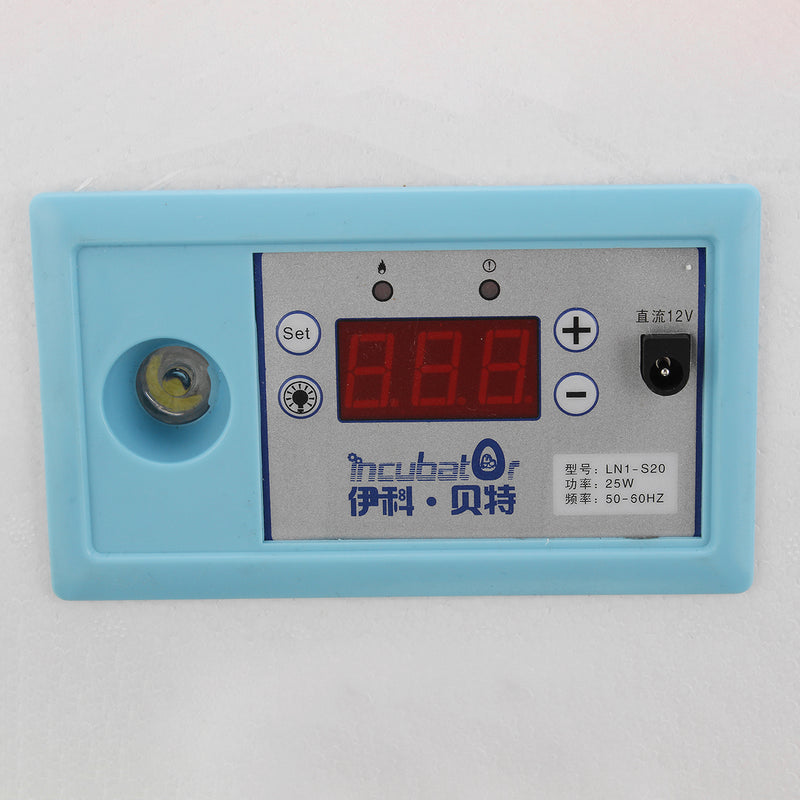 Digital Automatic 20 Egg Incubator Hatcher Chicken Poultry Temperature Control
