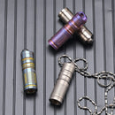 Rover Camel Ta6132 130LM 2 Modes USB Rechargeable IPX8 Zoomable EDC LED Flashlight Keychain Light