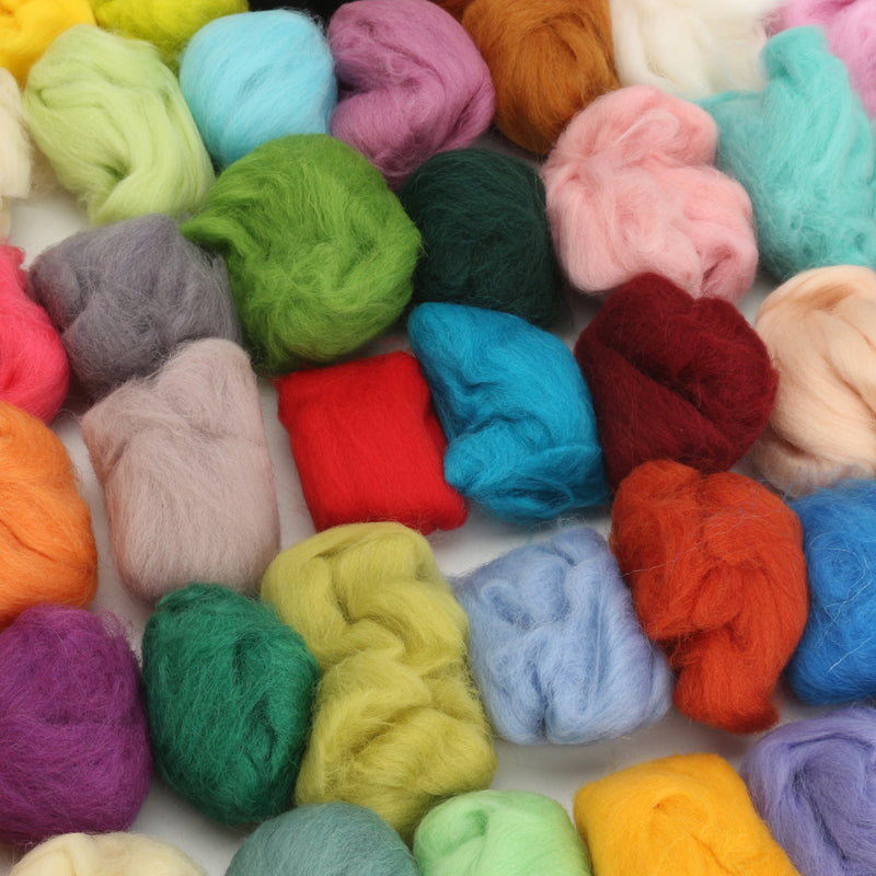 50 Color Felting Needles Starter Kits Mat Wool Fibre Needle Sewing Tools