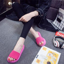 Women Summer One Word Drag Foam Sand Beach Slipper Non-slip EVA Muffled Thick Bottom Sandals