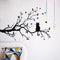 New Cute Cat On Long Tree Branch Removable PVC Wall Sticker Animals Cats Art Decal Home Decorations