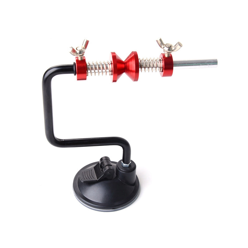 ZANLURE 14x14.3cm Aluminum Alloy Portable Fishing Line Winder Reel Spool Spooler Vacuum Suction Cup
