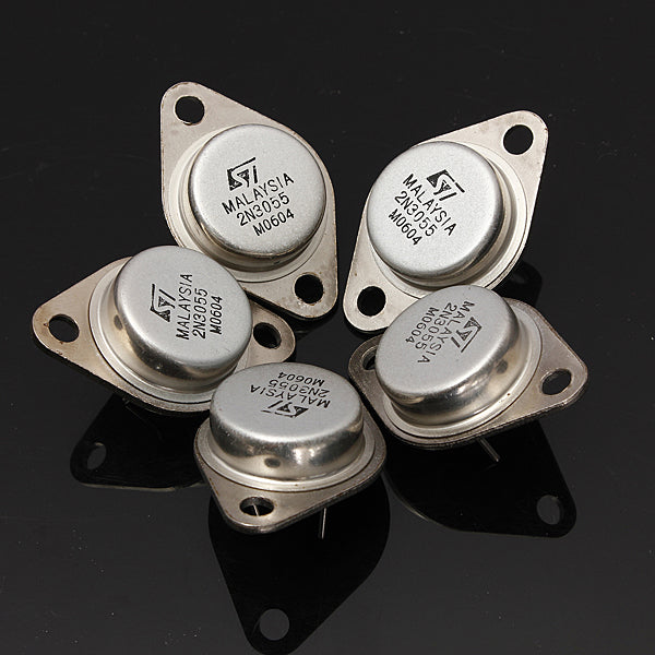 15pcs 2N3055 NPN High Power Amplifier And Switching Transistor TO-3