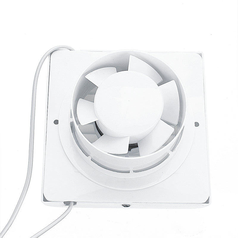 4 Inch ABS Exhaust Fan Ceiling Wall Mount Bathroom Kitchen Air Ventilation Low Noise Fan