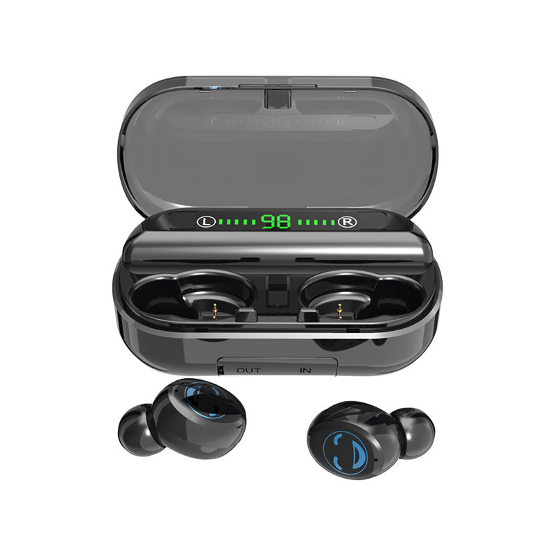 TWS Wireless Earbuds bluetooth 5.0 Earphone CVC8.0 Noise Cancelling HD Mic 4500mAh Power Bank Headphone
