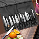 12 Pocket Cutter Roll Bag For Chefs Holds 12 Cutter Portable Chef Cutter Case 50X18cm