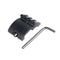 Y73 3Slots Ultralow Profile 45 Offset Picatinny Rail Mount Holder 20mm Rail Side Mount