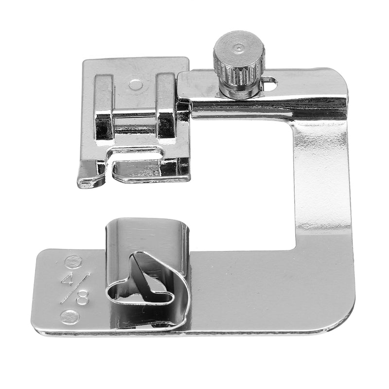 3Pcs Domestic Sewing Machine Presser Foot Rolled Hem Feet Set 4/8'' 6/8'' 8/8''