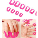26Pcs Nail Polish Fingernail Edge Printing French Anti Overflow Adhesive