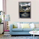 5D Diamond Painting Rhinestone Full Mosaic Craft Eye With Tears Cross Stitch Home Decorations