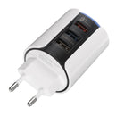 Bakeey 3 USB Ports QC3.0 Quick Charge USB Charger EU Plug with LED Touch for Mobile Phone