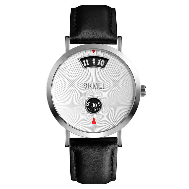 SKMEI 1489 Creative Dial Design 30M Waterproof  Business Style Men Watch Quartz Watch