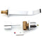 Wall Mount Waterfall Faucet Chrome Brass Single Handle Kitchen Bathroom Tub Sink Hot Cold Mix Tap