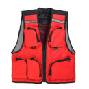 Leo Fishing Vest Life Jacket Multi Pocket Vest Outdoor Swim Safety Survival Clothing