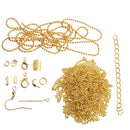 830Pcs/Set Eye Pins Lobster Clasps Jewelry Wire Earring Hooks Jewelry Finding Kit for DIY Necklace Jewelry Bracelet Making