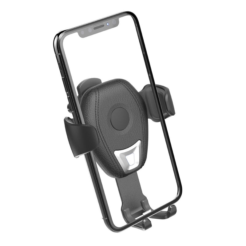 Universal 10W Qi Wireless Fast Charger Gravity Linkage Auto Lock Car Stand Phone Holder for iPhone X Xs