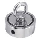 120KG Double Side Neodymium Recovery Magnet Hook Lifting Fishing Hunting Salvage Magnet