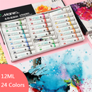 Marie's Gouache Paints 12/18/24/36 Colors 5/12ML Watercolor Paint Set Art Painting Drawing Pigment Profesional Art Tools