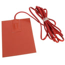 AC 220V Engine Oil Tank Preheater Wear Protect Silicone Heater 9cm X 12.8cm