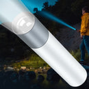 XPE 350Lumens 3Modes Zoomable USB Rechargeable Mini LED Flashlight Tactical LED Torch-Sliver