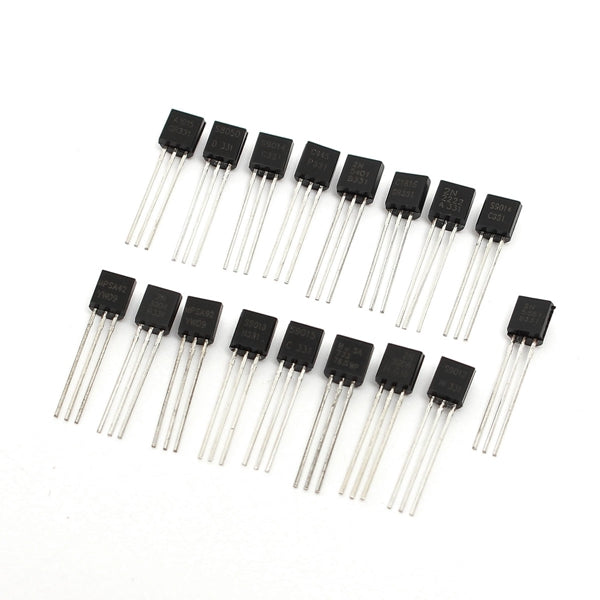 900pcs 18 Values Triode Transistor TO-92 Assortment Kit