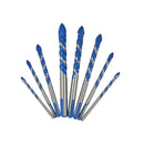 7Pcs Triangle Drill Bit Woodworking Wood Plastic Metal Cutting Hole Saw Cutter