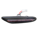 2Pcs Car 18 LED Smoke Turn Indicator Signal Side Marker Lights Front Left Right Lamps for BMW E82 E88 E60 E61 E90 E91 E92 E93