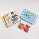 Mushroom Nail 296 Creative Children's Intelligence Combination Spell Inserting Board Toy Puzzle Building Blocks Early Education Puzzle Boxed