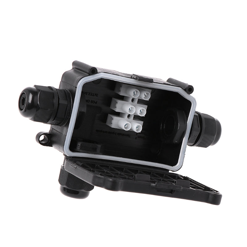 2 Way 3Way IP66 Outdoor Waterproof Cable Connector Junction Box Case with Terminal 450V