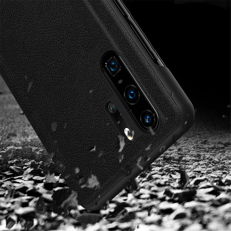 Bakeey Huawei P30 Pro Flip Smart View Window PU Leather Full Cover Shockproof Protective Case