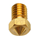 TRONXY V6 0.2/0.3/0.4/0.5/0.6/0.8mm M6 Thread Brass Extruder Nozzle For 3D Printer Parts
