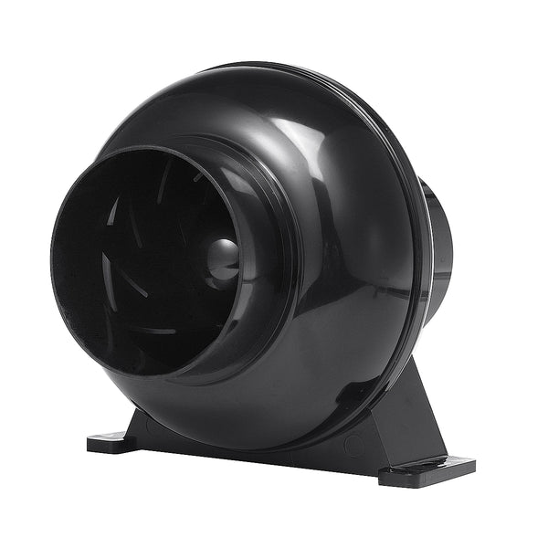 4Inch 32W 240V Black Inline Duct Booster Fan Ventilation Exhaust Air Blower