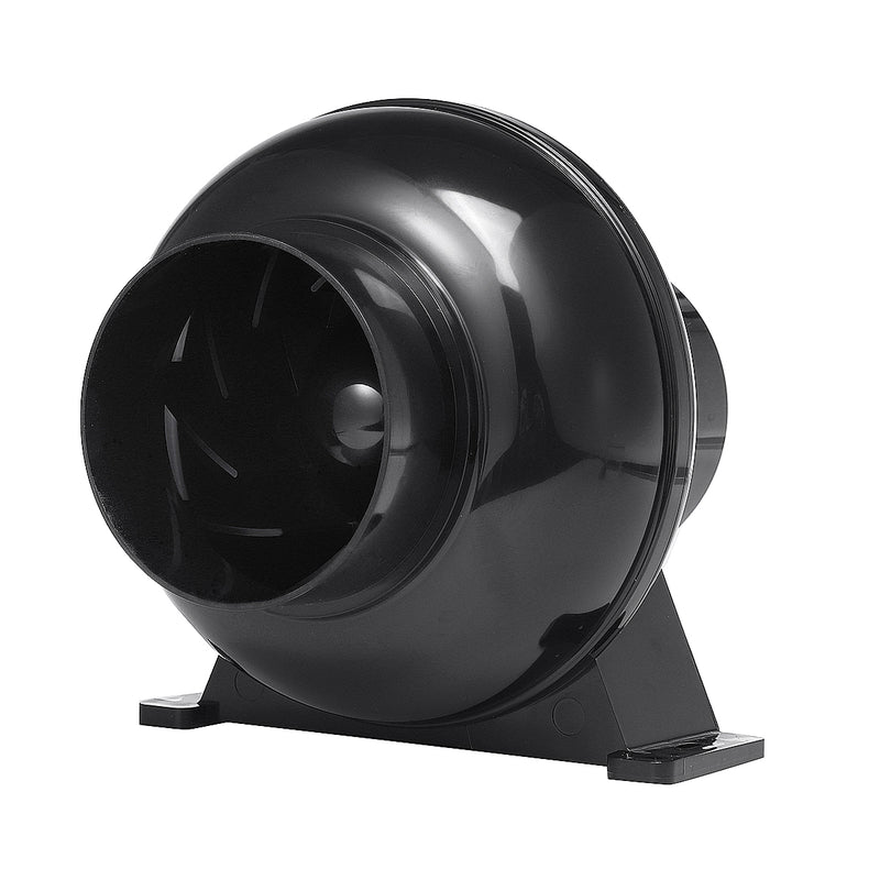 4Inch 32W 240V Black Inline Duct Booster Fan Ventilation Exhaust Air Blower