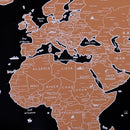 Scratch Off Map Interactive Vacation Poster World Travel Maps