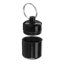 Portable Mini Medicine Bottles Holder Alloy Pill Drug Box Earplug Storage Waterproof