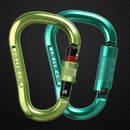 XINDA Q9703 Quick-hanging Downhill Safety Caving Automatic Master Lock Pear-type HMS Climbing