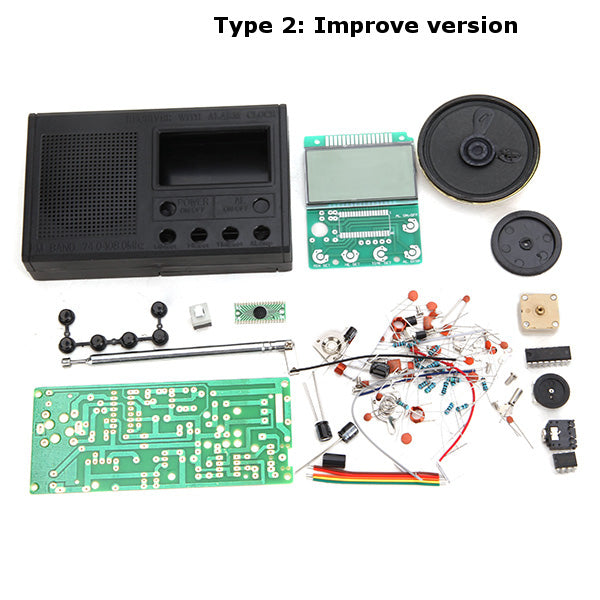 Geekcreit DIY 3V FM Radio Kit Electronic Learning Suite Frequency Range 72MHz-108.6MHz